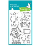 Lawn Fawn ADMIT ONE stamp set